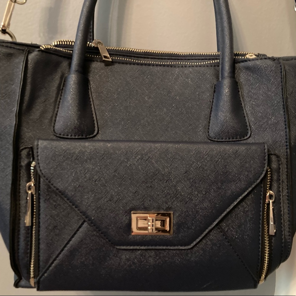 K Carroll Navy Blue Purse